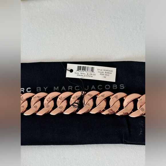 Marc by Marc Jacobs Chain Link Bracelet in Rose Gold - Picture 4 of 6